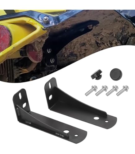 Amazon.com: Can-am New OEM ATV Black Over Fender Mudguard Kit