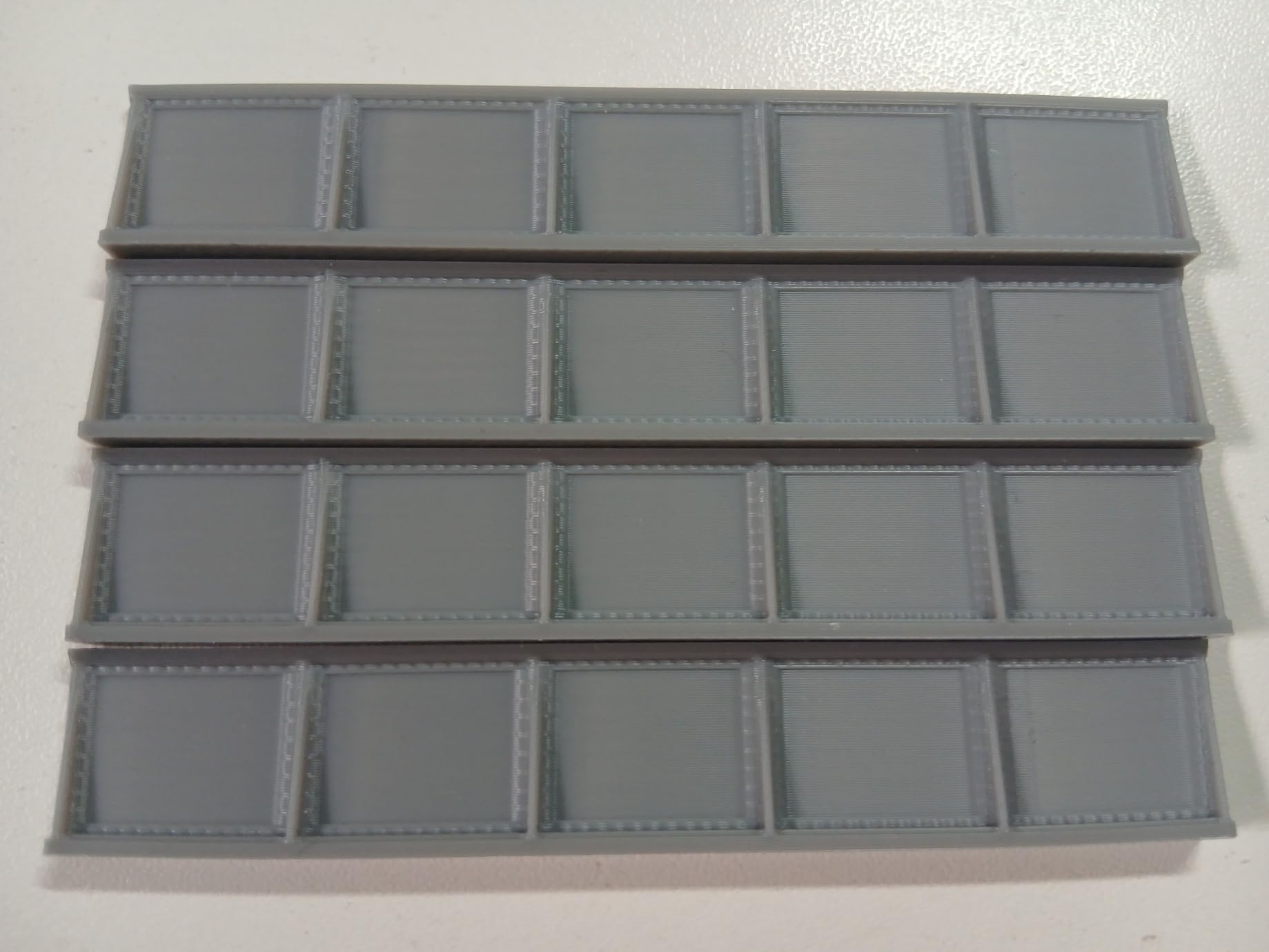 4 x Bridge Girder Sides for Model Railway Single Track Bridge OO N TT120 Gauges (TT120 Gauge)