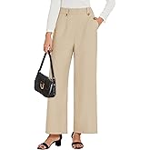 GRACE KARIN Wide Leg Dress Pants for Women High Waisted Work Pants Business Casual Long Trousers with Pockets