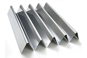 Direct store Parts DP151 7636 Flavorizer Bars for Weber Spirit I/II 300 Series GS4 Spirit S310 E310 E320 S320 E330 S330 Grill with Front Control Knobs, 15.3" Stainless Steel Bars for Weber Grill Parts