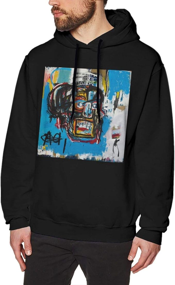 Amazon.com: Jean Michel Basquiat Hoodie Mens Novelty Hooded Sweatshirt