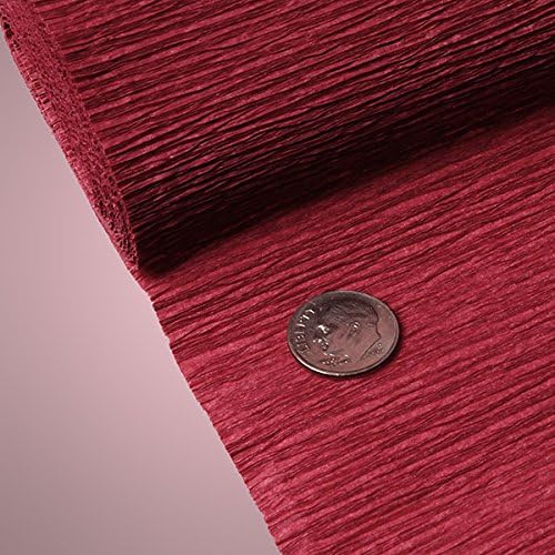 Premium Colored Crepe Paper - Top Quality Italian Paper Craft (Scarlet)