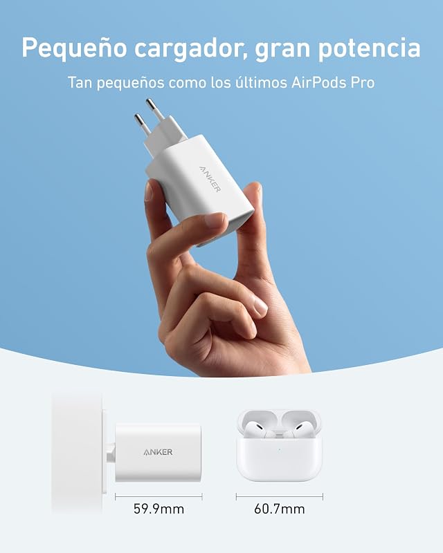 Nano Cargador USB C 100W para MacBook/iPhone 16