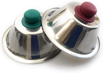 Kerafactum Burger Cloche Burgerhaube Kase Haube Fur Hamburger Cheeseburger Steak Abdeckhaube Kaseglocke Glocke Pattys Cheeseburger Grillen Schmelzen Edelstahl Farb Mix Set Fur Plancha Rauchern Amazon De Garten