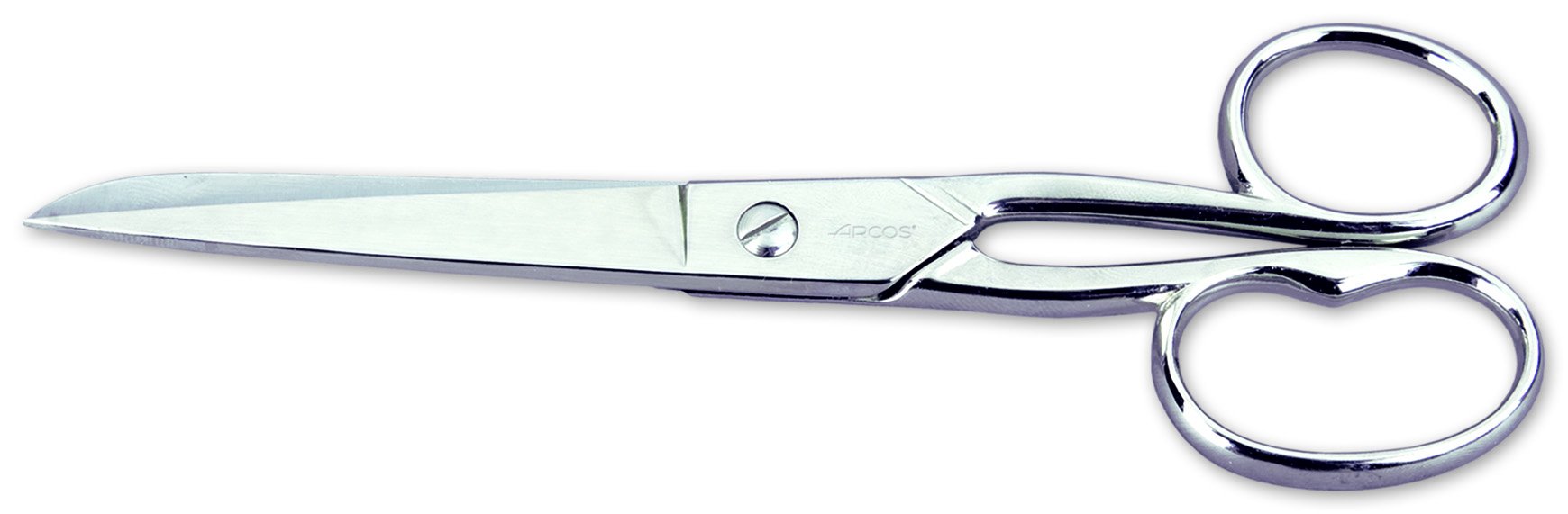 Arcos Series Style - Dressmaker Shears - Forged Steel 7" - Handle Nickel Plated Silver Color