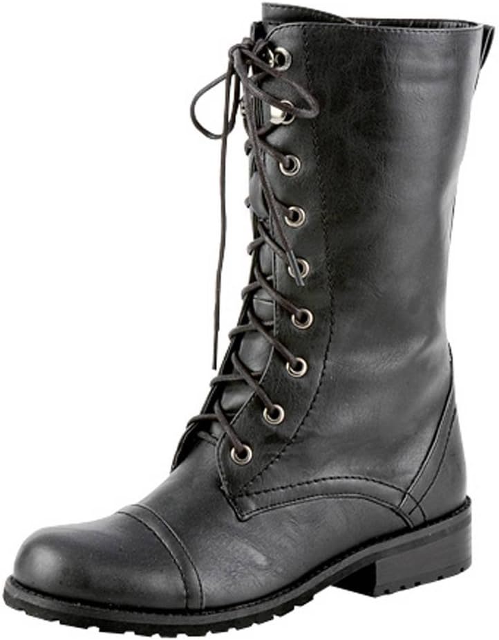 Lug 11 Womens Military Lace up Combat Boot