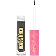 Lime Crime Venus Pigmented Liquid Eyeliner with Precision Brush, Misty (Cool Gray) - Ultra Matte Water-Based Formula is Long-Lasting, Smudge-Proof & Quickly Dries - Vegan & Cruelty-Free