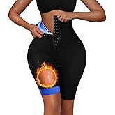 LELTLIMH Sauna Sweat Short Pants Suits for Women High Waisted Thermo Workout Leggings Compression Shaper Thighs Tummy Control