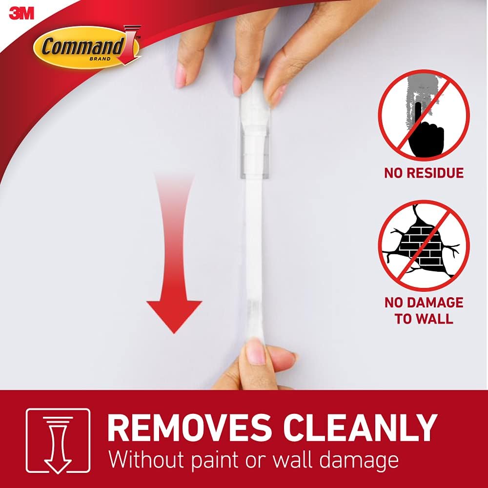 Command Medium Designer Hooks, White, 2-Hooks, Organize & Decorate Damage-Free: Home Improvement