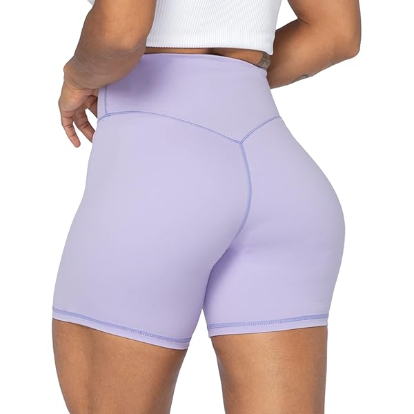 FULLSOFT Lot De 3 Shorts De Motard Pour Femme – Short En élasthanne Doux De 17,8 Cm Pour L'été, L'entraînement, La Course à Pied, Le Yoga, L'athlétisme, Taille Normale Et Grande Taille