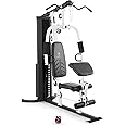 Marcy 150lb. Stack Home Gym with Pulley, Arm, and Leg Developer Multifunctional Workout Station for Weightlifting and Bodybuilding