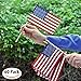 Hand Held American Flags on Sticks 60-Pack 4”x6” Made in USA, Sold by Vets, American Quality, Vivid Colors, Rain Proof, Kid-Safe Spear Top. Perfect for Parades, Scout Troops, Returning Servicemen