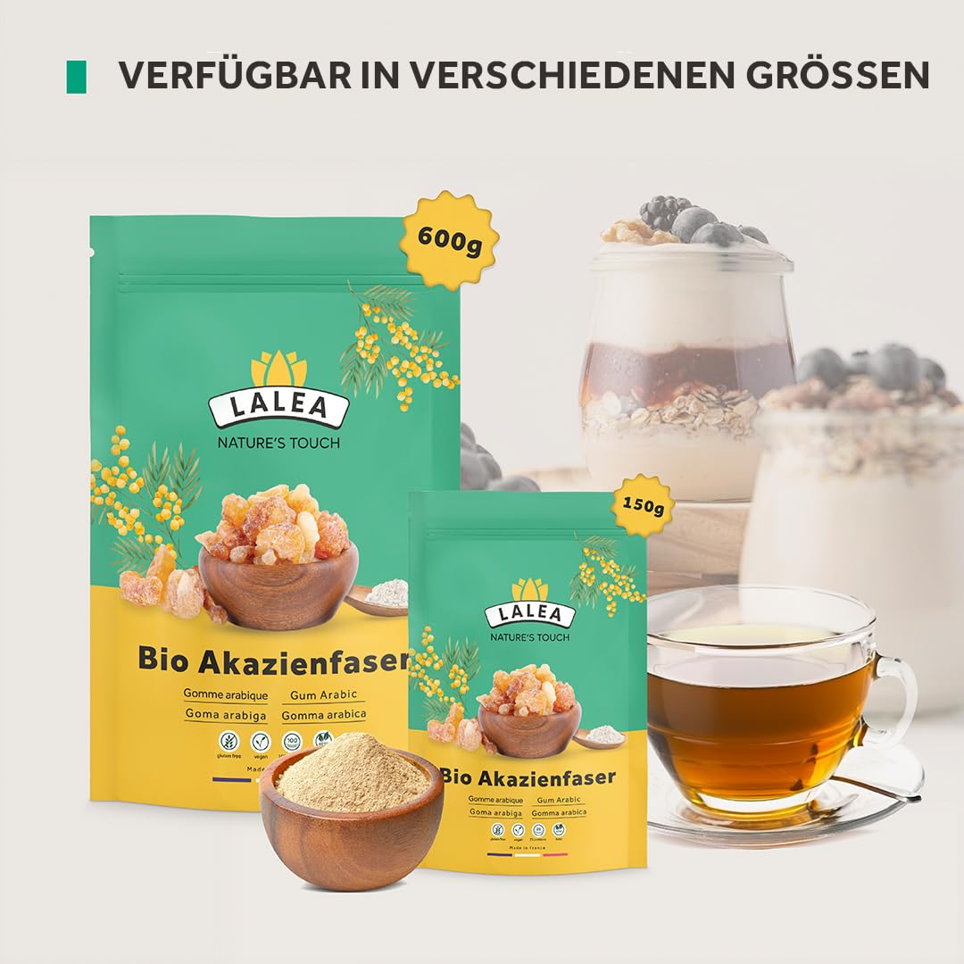 Akazienfaser Pulver Bio - 1Kg - 90% Ballaststoffe, ballaststoffe pulver aus akazienfasern Bio, Vegan & Keto, Glutenfrei, gummi arabicum puder, fiber supplement 7