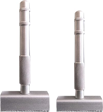 Mousyee 2 Pcs Heavy Duty Diamond Grinding Wheel Dresser Flat T-Shape Truing