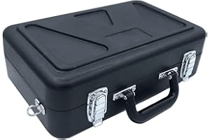 TUOREN Clarinet Case Sturdy ABS Plastic Portable Protective Storage Bag Box for Clarinet Players