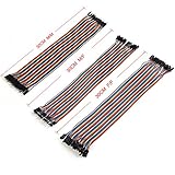 3 X 30CM Jumper Wires Kit,Michael Josh Electrical Solderless Breadboard Ribbon Cables,40Pin Male to Male,Male to Female,Female to Female