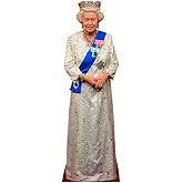 Queen Elizabeth II Platinum Jubilee Life-Size Cardboard Cutout &ndash; 64 x 20 in Standee