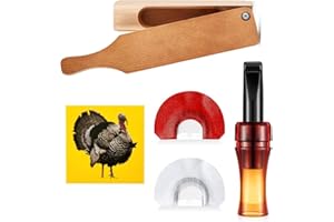 4 Pcs Hunting Turkey Locator Call Turkey Hunting Reed Realistic Sound Mouth Call Must Have Turkey Hunting Accessories for Beg