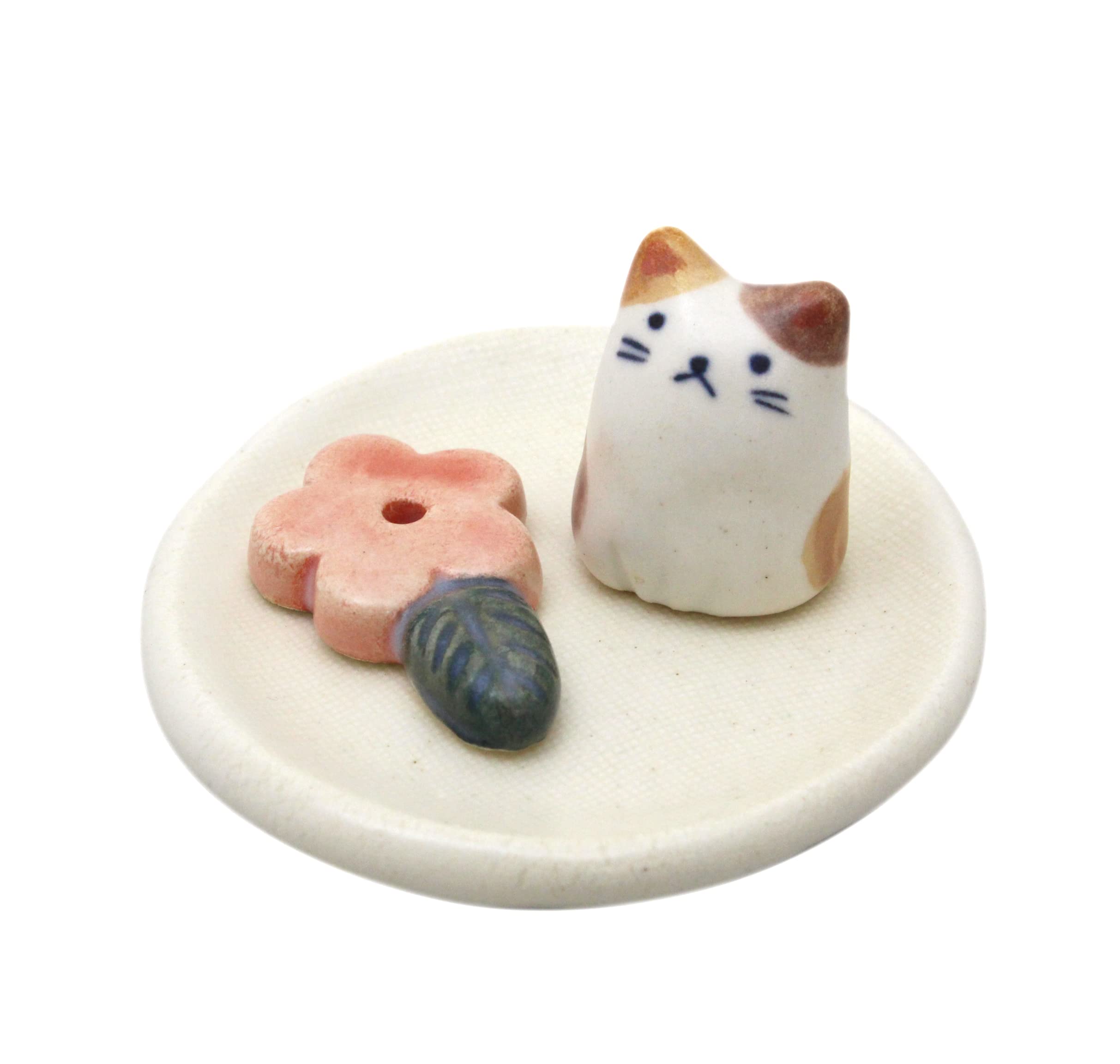Photo 1 of ?????????(Craftmanhouse) Craftsman House Small Flower Cat Incense Stand