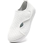 GUCTQY Womens Wide Diabetic Shoes Lightweight Adjustable Walking Barefoot Breathable Sneakers for Wide Width Arthritis Edema Orthopedic Shoe Zapatos para Mujer