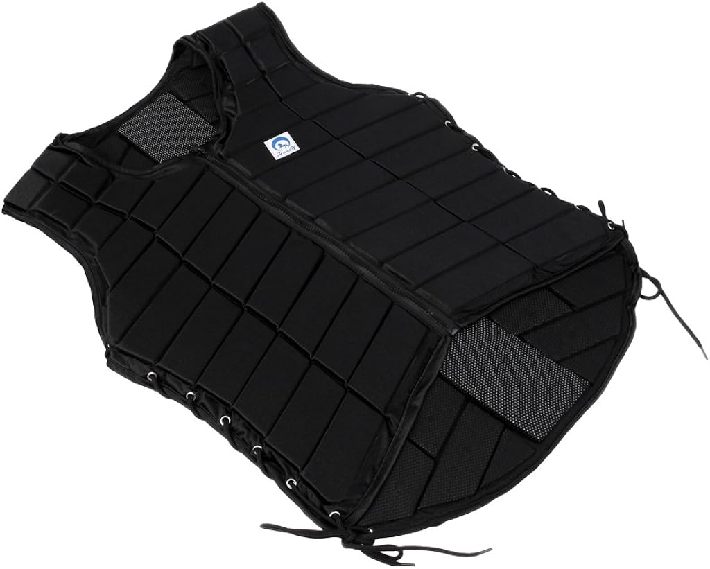 Jili Online Safety Horse Riding Equestrian Vest EVA Padded Protective Body Protector Back Protection Gear Equipment for Children Adult Men Women : Sports & Outdoors