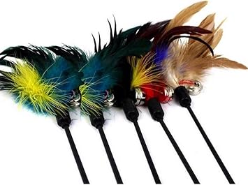 cat toys feather stick