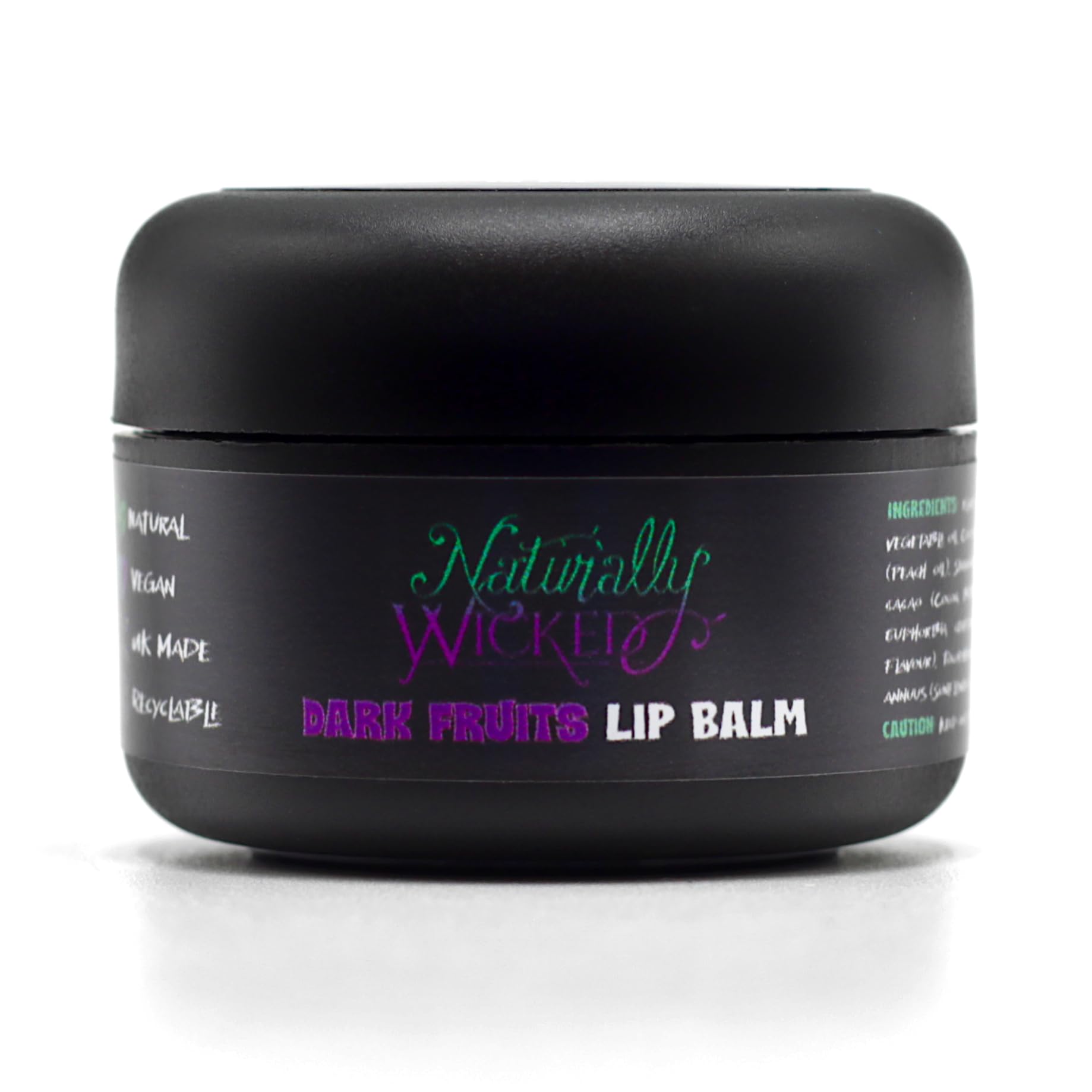 Naturally Wicked® Dark Fruits Lip Balm 15ml | Natural & Cruelty Free