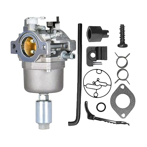 D100 Carburetor For John Deere LA115 LA105 LA110 Troy Bilt Pony 42-in Riding Lawn Tractor 13WM77KS011 With 796031 Air Filter - Foto 7