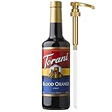 Torani Blood Orange Syrup for Drinks, Flavoring for