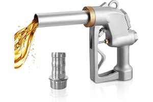 VEVOR 1.5 Inch Barb Automatic Fuel Nozzle with Swivel, Max Flow Rate 37 GPM, Auto Shut Off Diesel Gas Pump Nozzle with 3-Spee