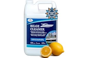 Bilge Cleaner for Boats - Highly Effective Removing Dirt, Grime, Emulsifying Oil, and more. Easy to use, Fast Results (One Ga