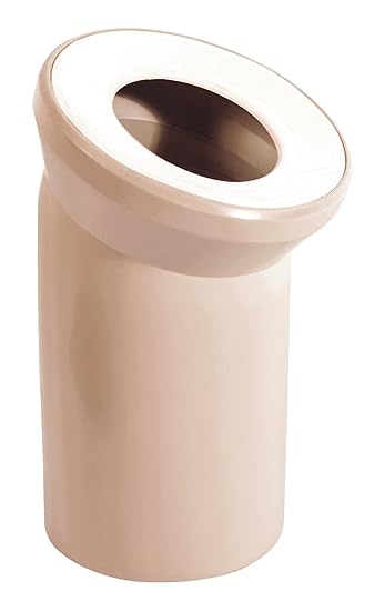 Sanitop-Wingenroth 21642 5 Anschlussbogen für Stand WC | Beige | 22 Grad | Toilette