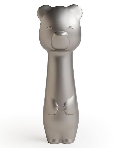 OTOTO Ice Cub Bear Ice Cream Scoop - Cool Kitchen Gadgets, White Elephant Gifts, Cute Kitchen Accessories, Funny Gifts, Stainless Steel Ice Cream Scooper, Cookie Dough Scoop, Cookie Scoop (Silver)