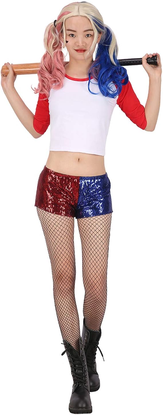 plus size sequin shorts