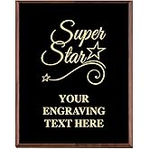 Corporate Appreciation Plaques - 5 x 7 Gold Etched Recognition Trophy Plaque Awards Prime