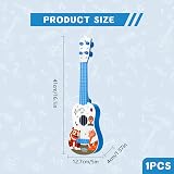 Falafoty Kids Ukulele Guitar Toy 41cm with 4 Adjustable Strings Blue view 2