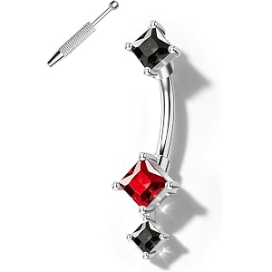 Agrewd Halloween Rook Piercing Jewelry, Minimalist Rook Earrings for Women, 16G Eyebrow Lobe Piercing Jewelry with Tool 6/8MM