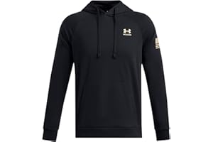 Under Armour Men's Freedom Flag Hoodie, (001) Black / / Desert Sand, Large