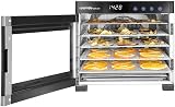 SousVideTools 6 Tray Stainless Steel Food Dehydrator with Touch Panel view 3
