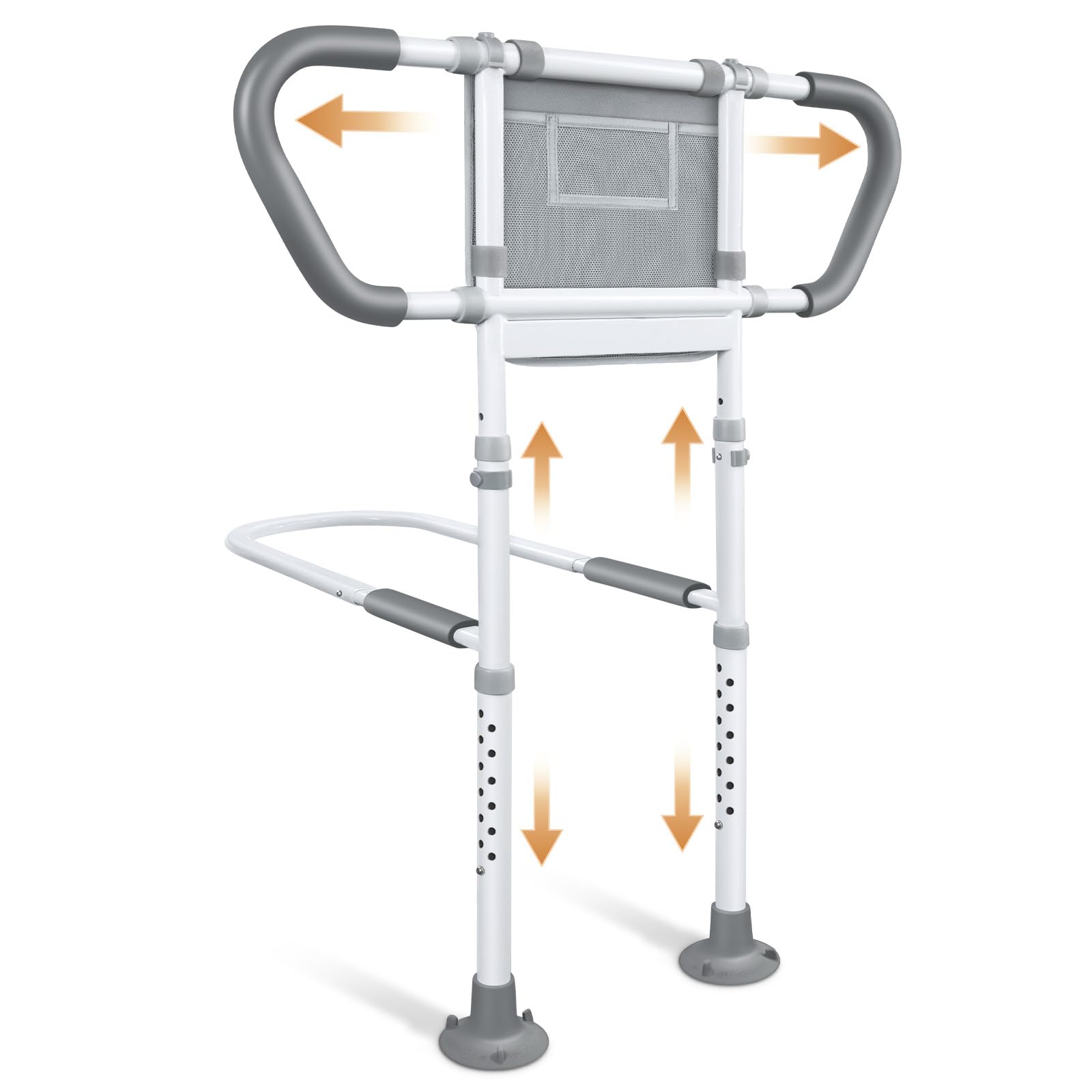 Photo 1 of *USED*
easymake Bedside Rail for Elderly Safety Adjustable Bed Aid with Storage Pocket, Non-Slip Handle,400 lbs Gravity Capacity (Stand-Compatible with Bed Frames 13.19" or Higher)