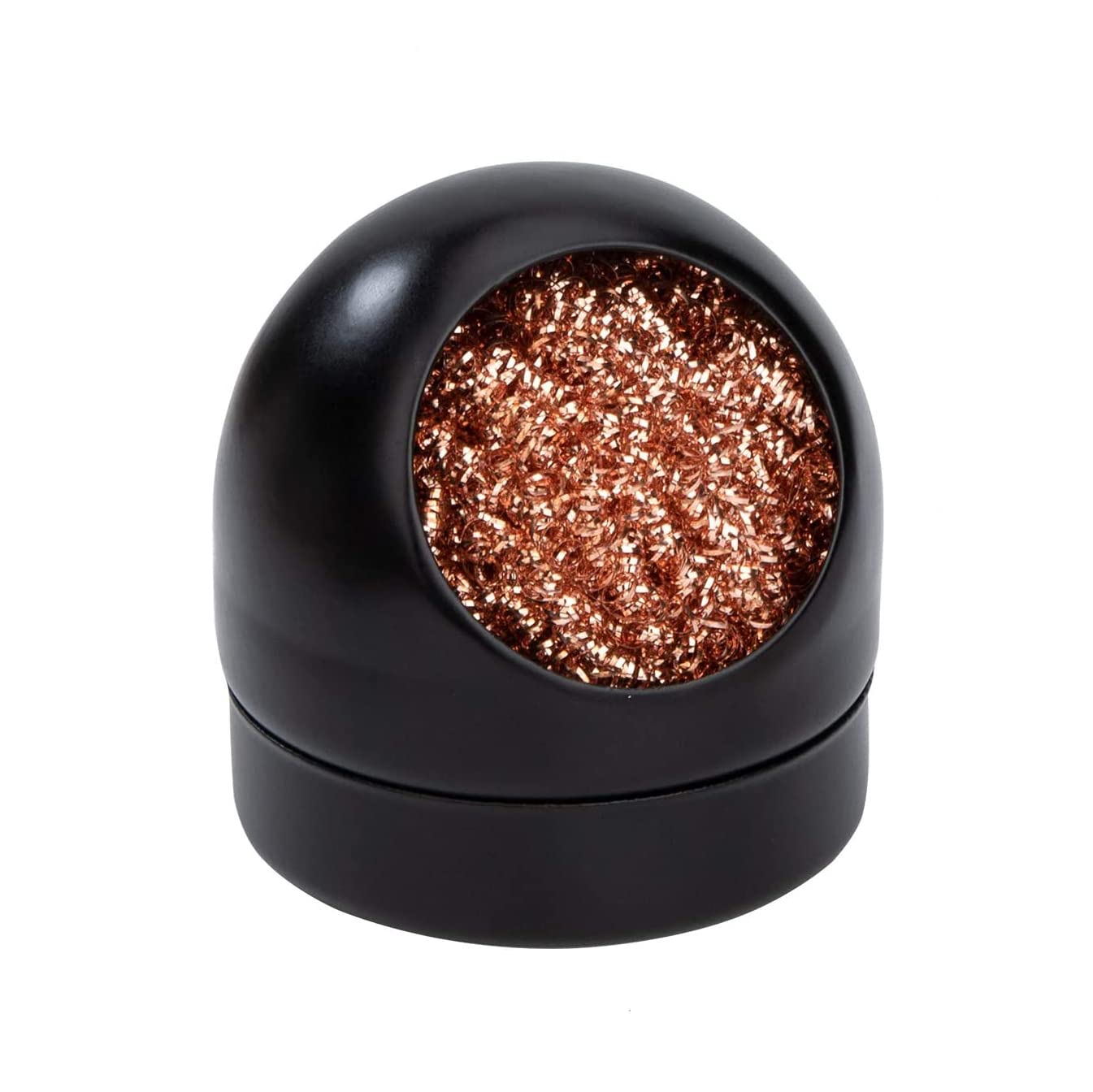 Hsthe Sea Hsthe Sea Soldering Tip Cleaner, Metal Brass Sponge with Holder, Soldering Tip Cleaning Wire, Holder kit Made of Loosely Coiled Brass Tip Cleaner, No Water Needed