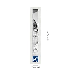 ArtToFrames 4x32 Inch White Picture Frame, This