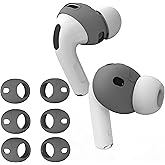 [Fit in Case] 3 Pairs Cover for AirPods Pro 3 DamonLight Anti Scratches Add Grip Sport Ear Tips [US Patent Registered] Compatible with AirPods Pro 3rd Generation 2025 (Gray)