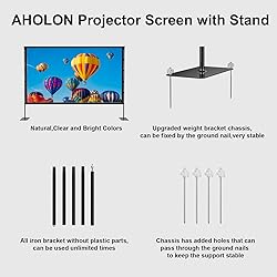 Outdoor Projector Screen with Stand - 120 inch