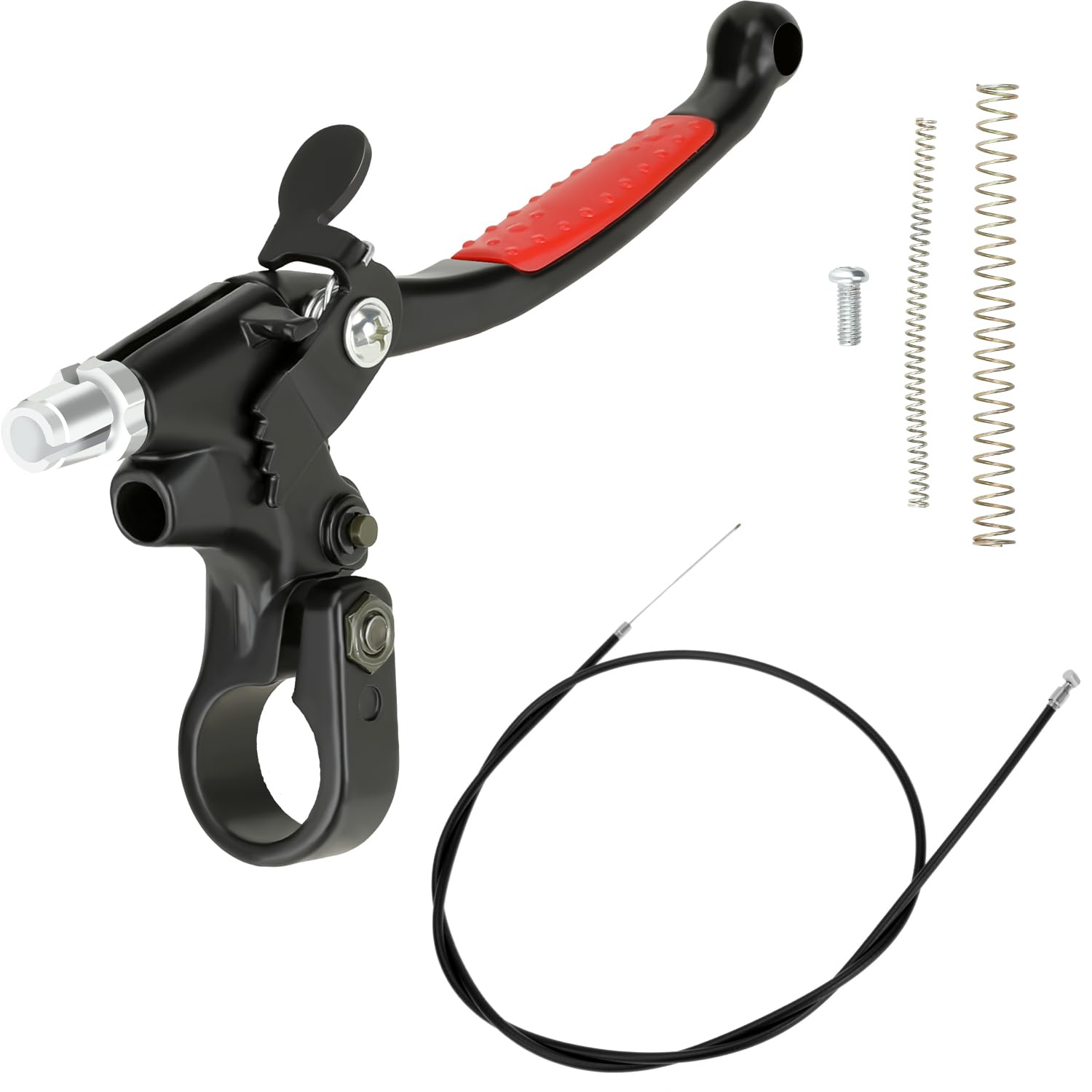 Photo 1 of YOXUFA Motorized Bike Clutch Lever Handle Cable Spring Kit for 49cc 50cc 66cc 80cc 100cc 2 Stroke Engine Gas Motorized Bike Motorcycle Bicycle Parts