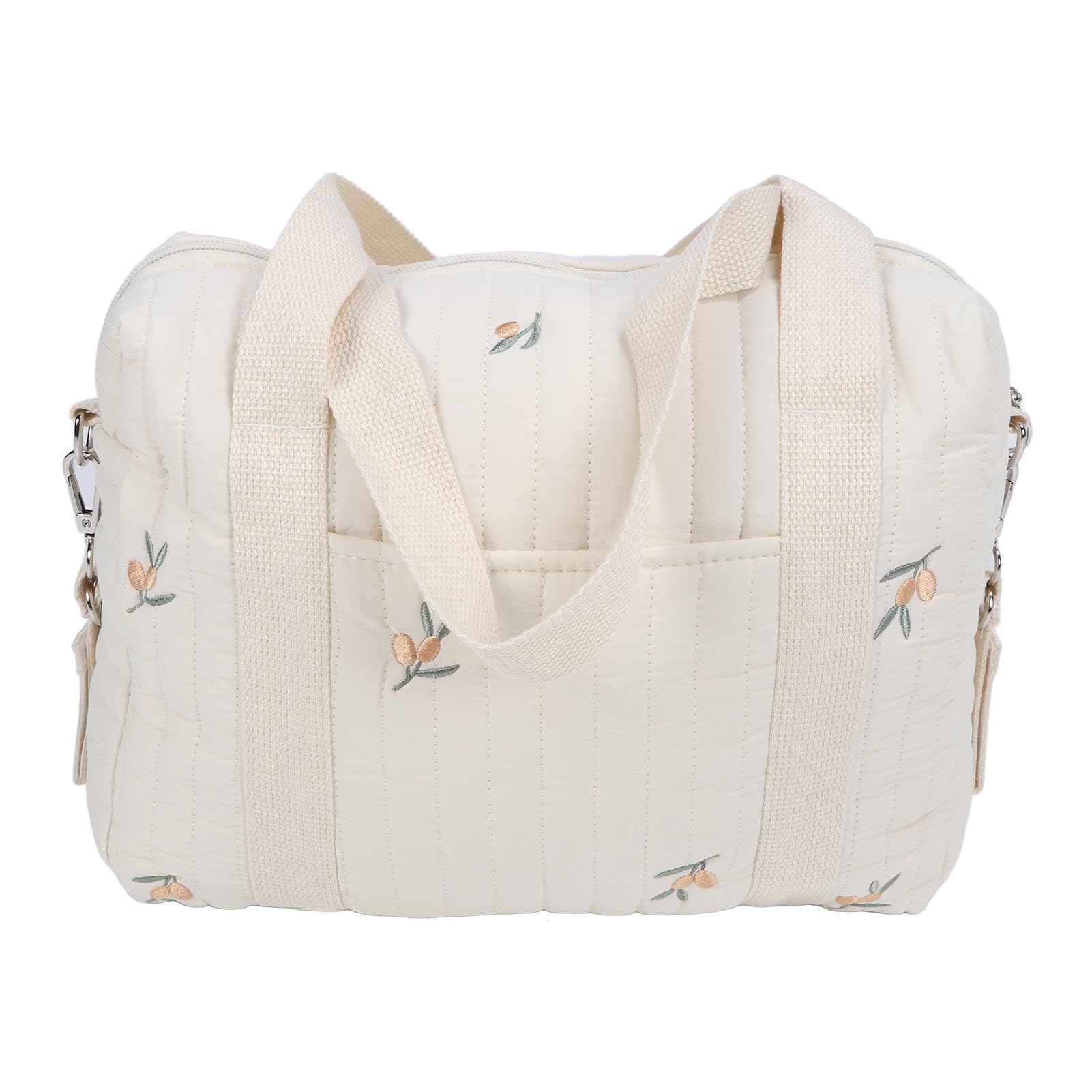 Baby Stroller Organizer, Multifunctional Reusable Zipper Storage Diaper Bag Organizer Olive for Parents Caregivers Travel Commuting Park Outings Daily On-the-Go Use