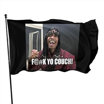 Amazon Com Gr84frhg Chappelle Rick James Yo Couch 3 X 5 Home Flag