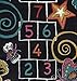 Mohawk Home  Aurora Hopscotch Chalk Colorful Printed Contemporary Kids Area Rug,5'x8',Black