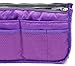 Superbpag Women Travel Insert Handbag Organizer Purse Organizer Tidy Bag Purple