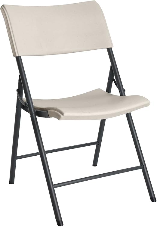 Lifetime 880142 Ultimate Comfort Folding Chair Almond 23 X 19 6